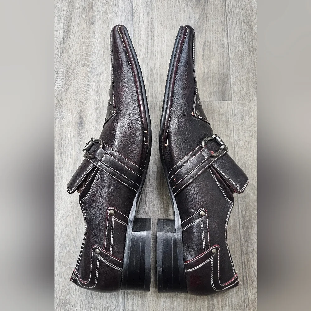 Men's Dark Brown Ball-Band Loafers Shoes Size 9.5